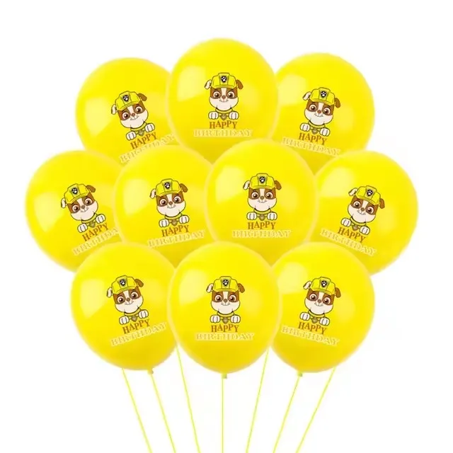 10 Stück Paw Patrol Latexballons Partydekoration Chase Skye Marshall Partyballons für Kindergeburtstag Partyzubehör Geschenkspielzeug – Detail 4