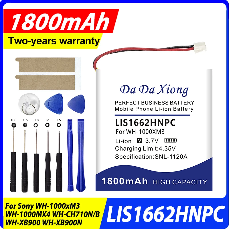 

DaDaXiong SP 624038 LIS1662HNPC Сменный аккумулятор для Sony WH-1000xM3 WH-1000MX4 WH-CH710N/B WH-XB900 WH-XB900N