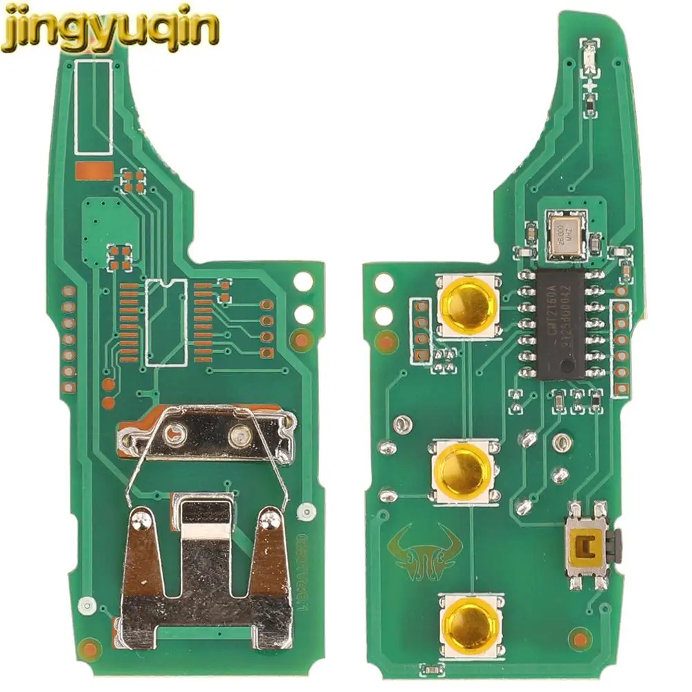 Jingyuqin Remote Circuit Board No Car Key 315MHz ID48 For Vw Volkswagen Golf 4 5 6 Passat CC Jetta Polo Tiguan Touran Beetle