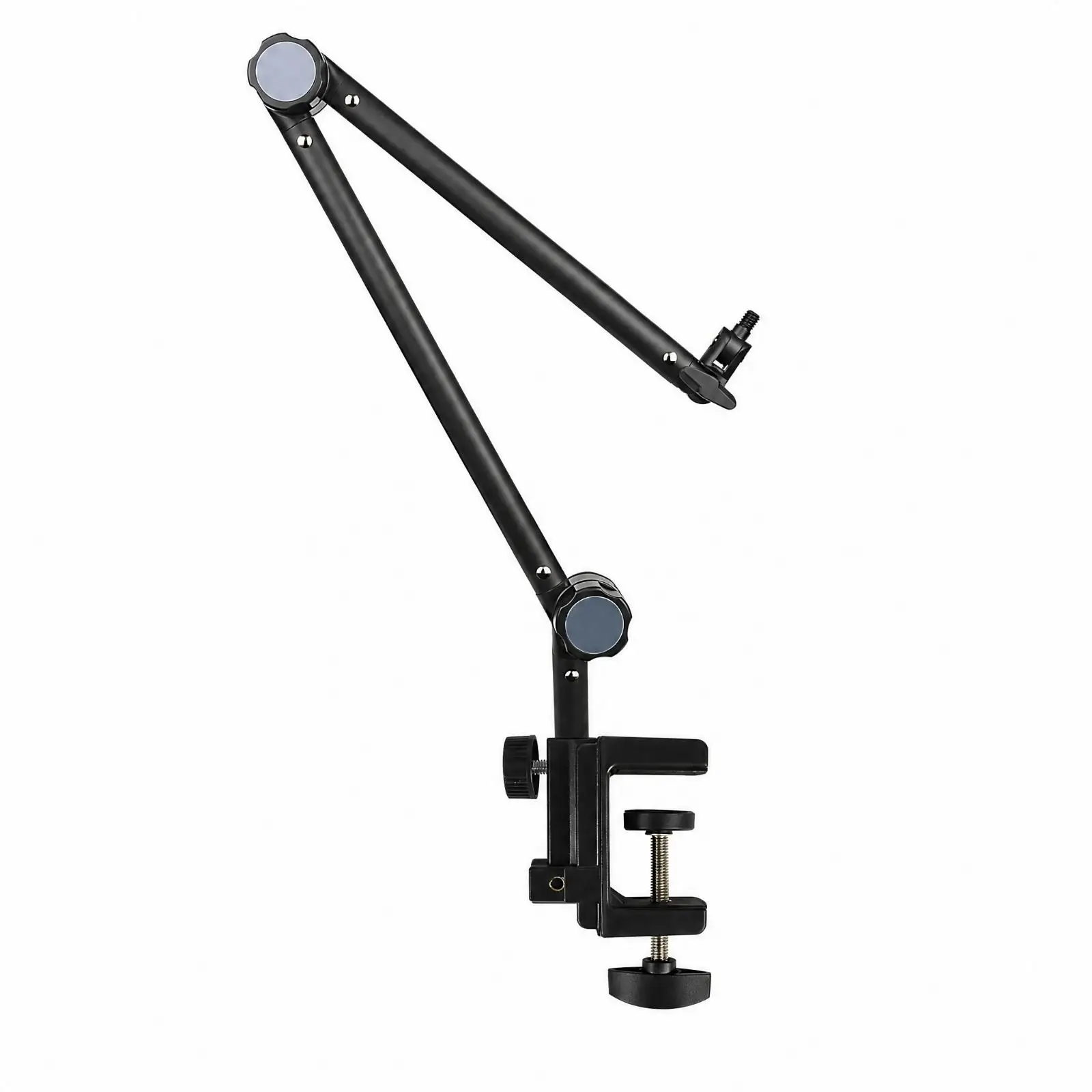 Articulating Mic Arm Arm Hands Desktop Arm Arm with C-Shaped Clamp 360-Degree Rotatable for Content Creators, Podcasters, Voice