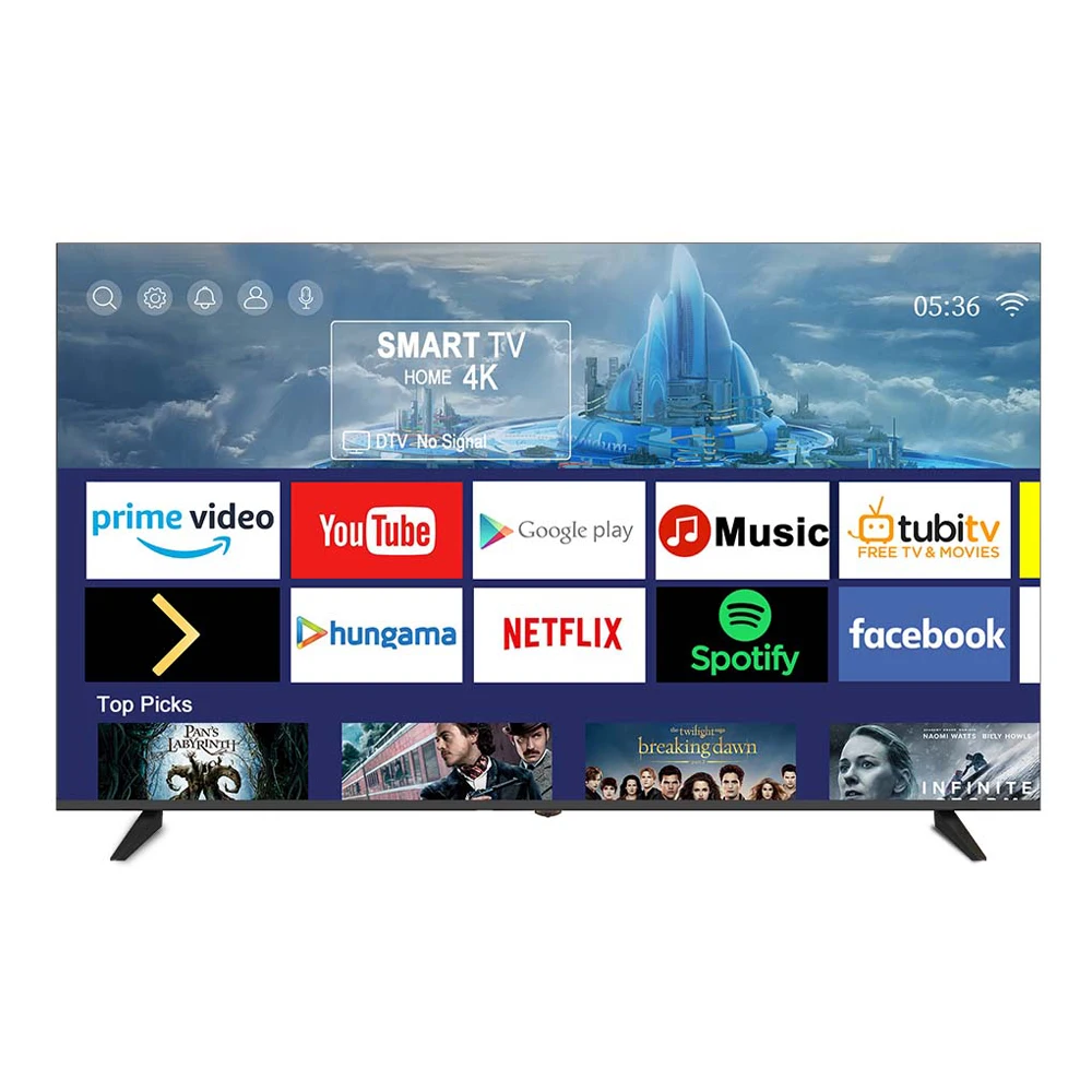 

Frameless 42 Inch 2K OLED Smart TV OEM Suppliers 4K Ultra HD LED Android QLED 120Hz For Hotels 32 43 50 55 60 65 75 85 100 Inch