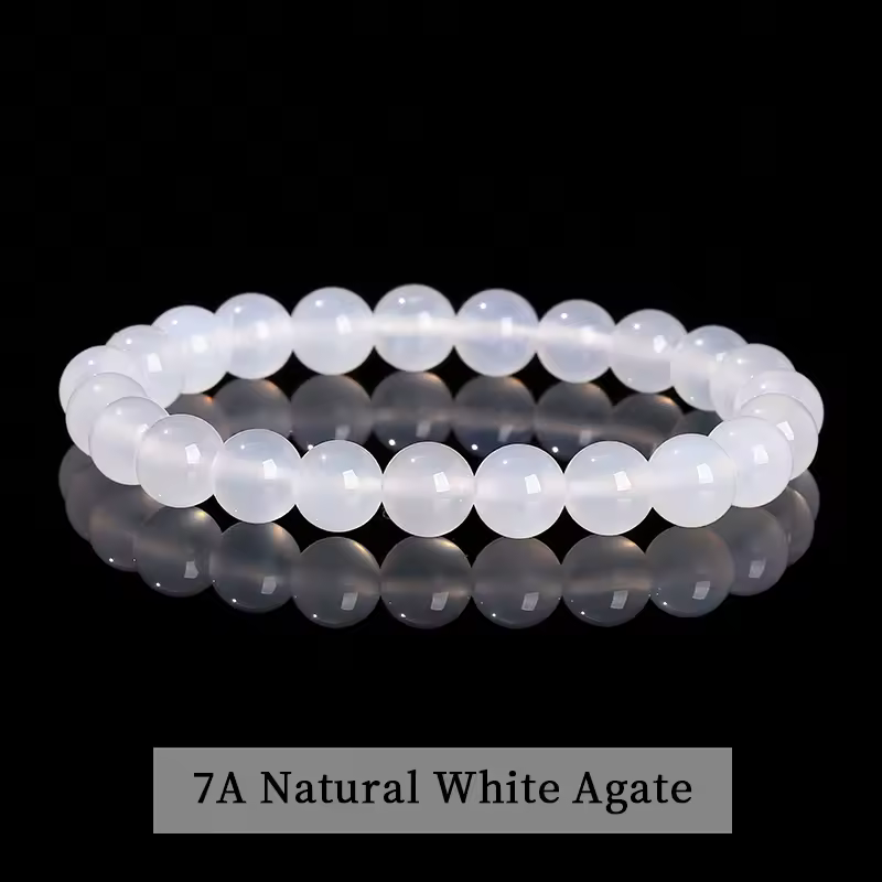 JD Natural Stone Beads Bracelet Amethyst Tiger Eye Crystal Quartz Agate Gem Beads Bangles Women Men Reiki Healling Jewelry Gift - Image 41