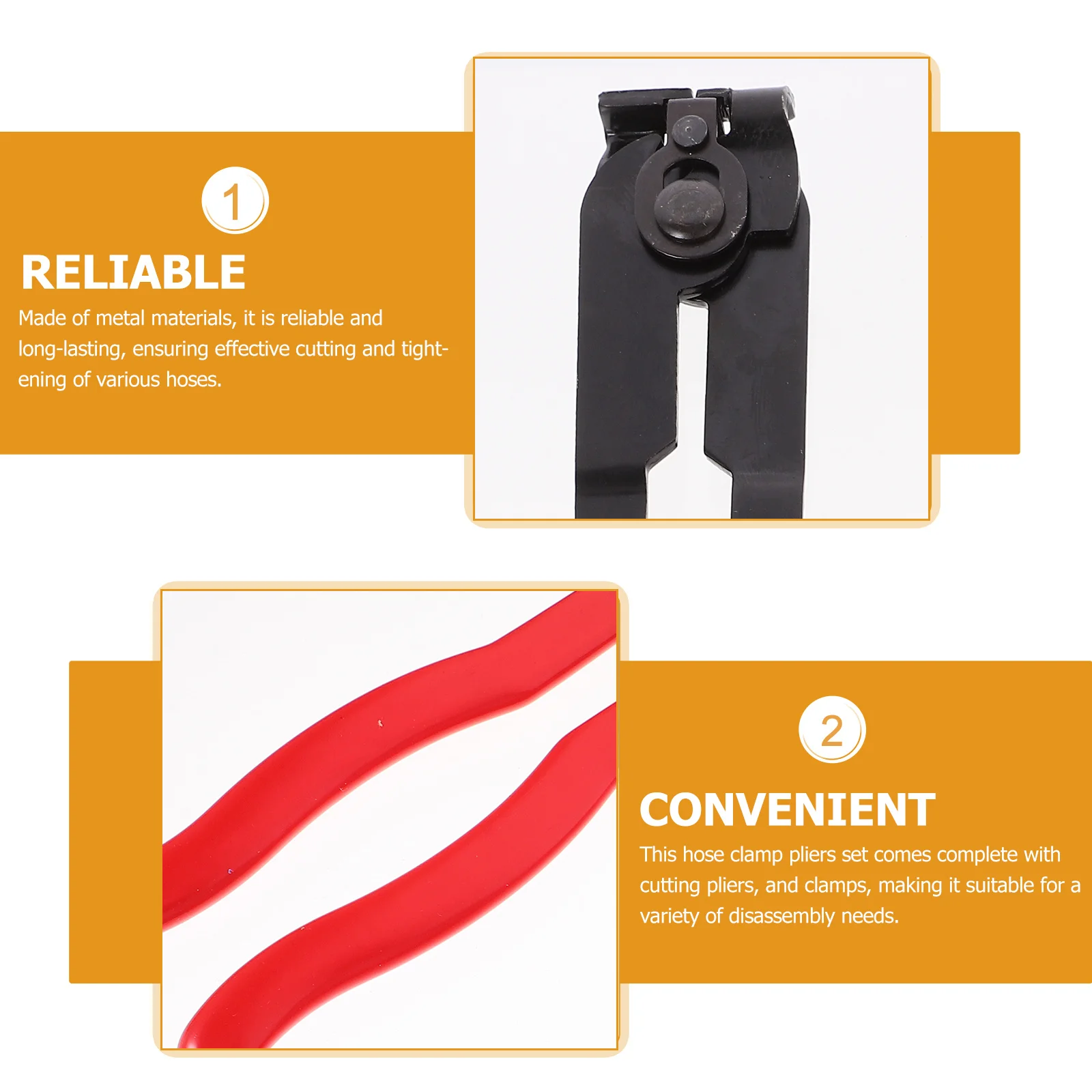 

32Pcs Boot Clamp Pliers Effective Cutting Tightening Hose Removal Tool for Vehicles Atv Utv Boot Clamp Pliers