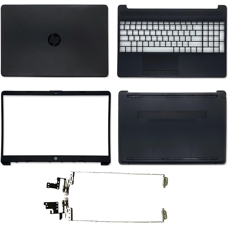 

For HP 15S-DU 15-DW 15S-DY Series L52012-001 Laptop LCD Back Cover Front Bezel Palmrest Bottom Case Hings Top Black Silver