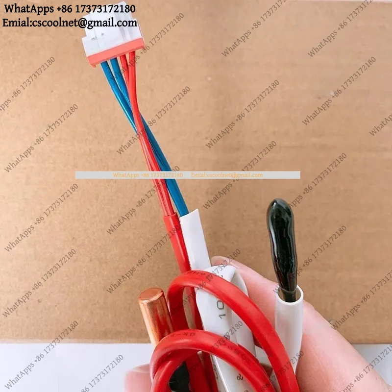 k06 Temperature Sensor for Samsung Air Conditioner Indoor Unit 10K Pipe Sensor Outdoor Unit Copper Head 200K Thermistor