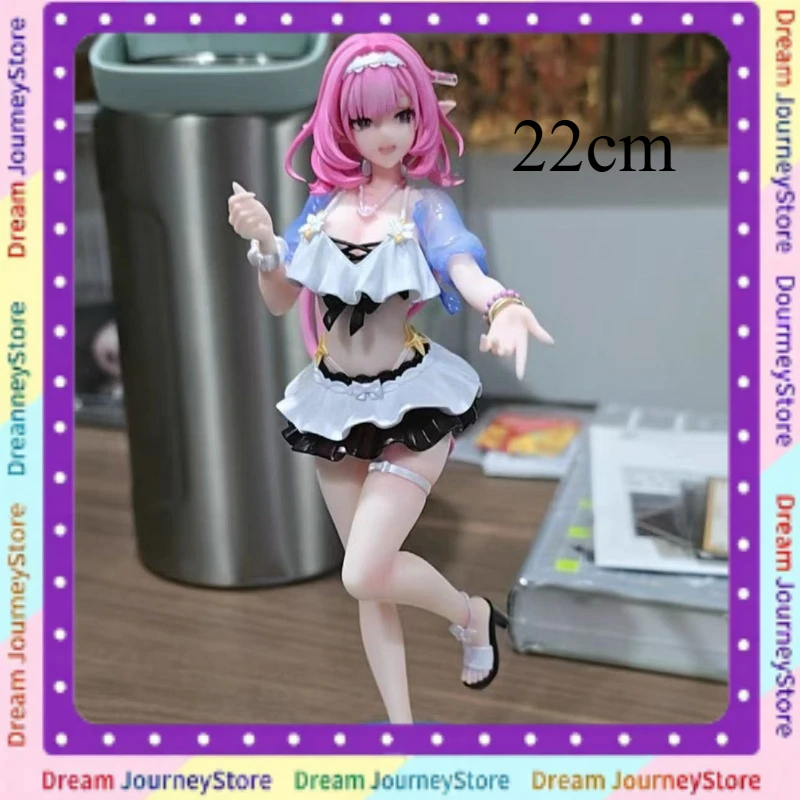 

In stock Figura Acción Original MiHoYo, Elysia 22 cm, Adorno para Coche de Anime, Modelo PVC, Juguetes