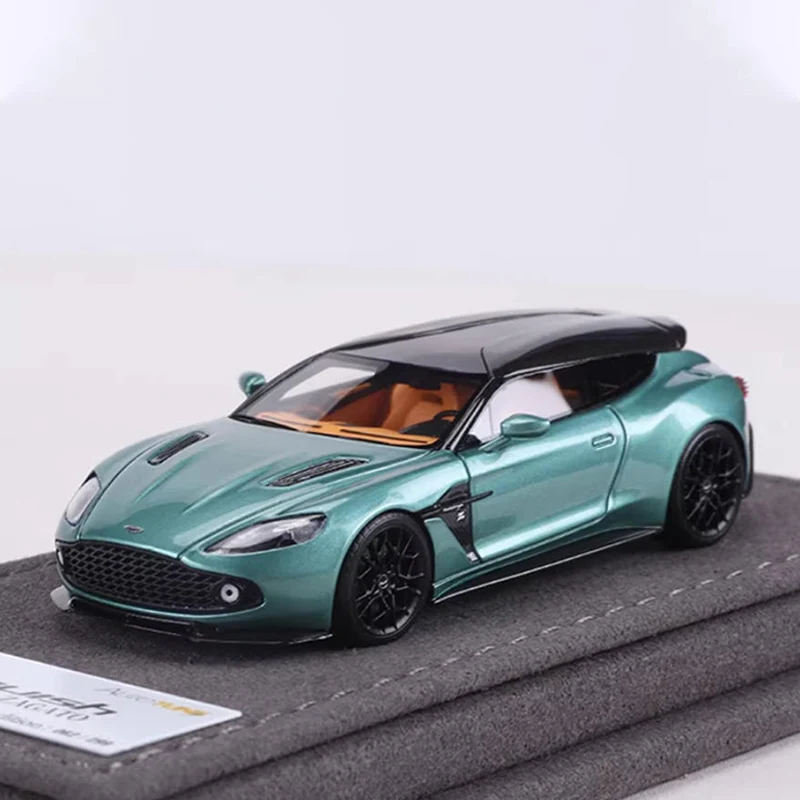 

Масштабная модель автомобиля Vanquish Zagato 1:64 из смолы, статическая, для демонстрации, подарок, игрушка, коллекционный сувенир, украшение