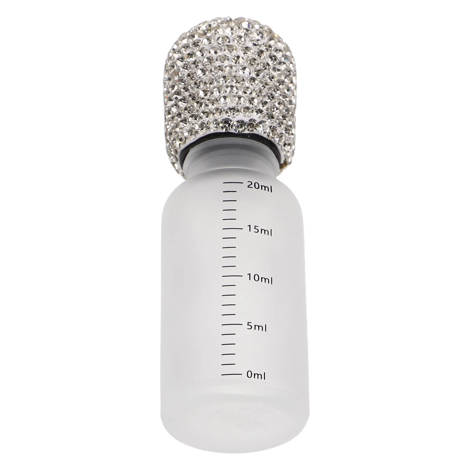 

FRCOLOR 20ml Refillable Glass Roller Bottles Travel Size Empty for Perfume Essential Oils Sample Container