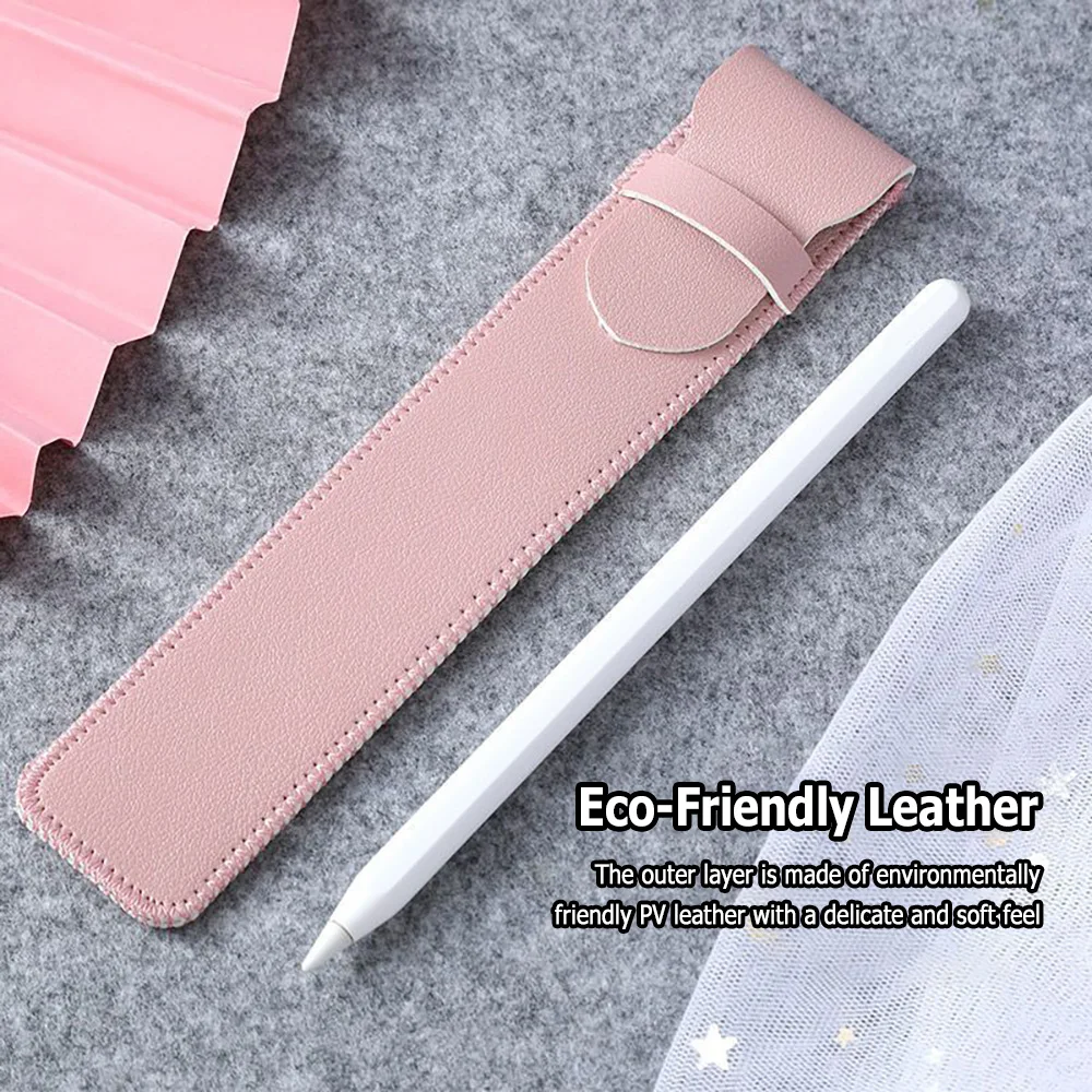PU Leather Stylus Pen Cover for Apple iPad Pencil Case Holder Anti Scroll Pouch Cap Nib Protective New