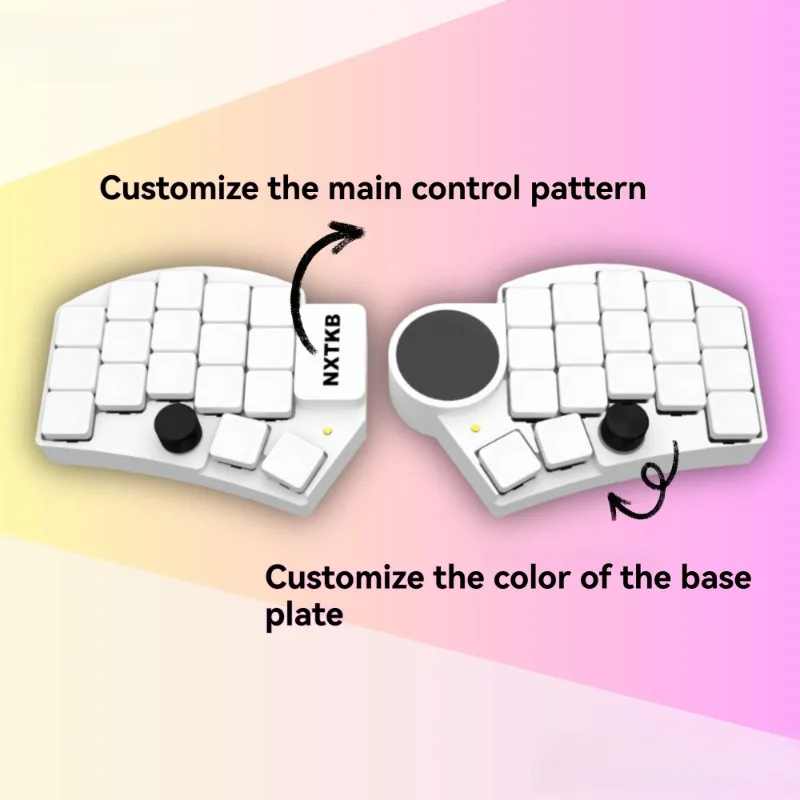 

Ferris Sweep Pro Wired Split Keyboard Customized Hot Swap Dual Mode Split Ergonomic Keyboard ZMK Low Profile Keyboard 34keys