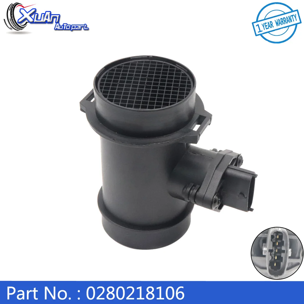 XUAN MAF MASS AIR FLOW METER SENSOR 0280218106 For Kia Carens II  1.6 1.8 Spectra 1.8L Petrol 2002-2006 28100-2Y100 281002Y100