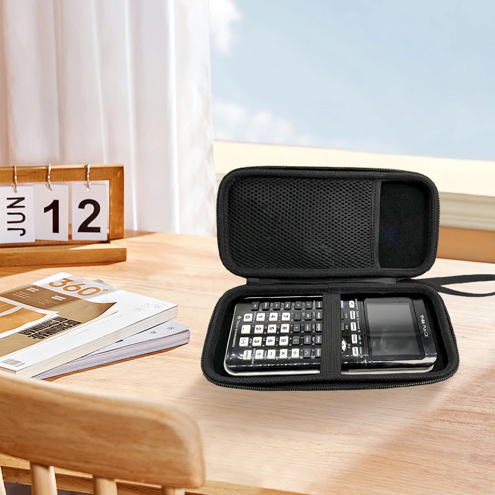 

EVA Portable Storage Bag Shockproof Hard Travel Case Anti Scratch Protective Case for Texas Instruments TI-84 Plus CE/TI-84 Plus