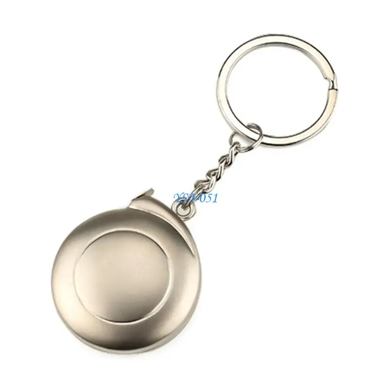 

E15A Portable Keychian Tape Measure with Metal for Shell Retractable Ruler 1 Meter 3 FT Measuring Tool Lightweight for Hosueh