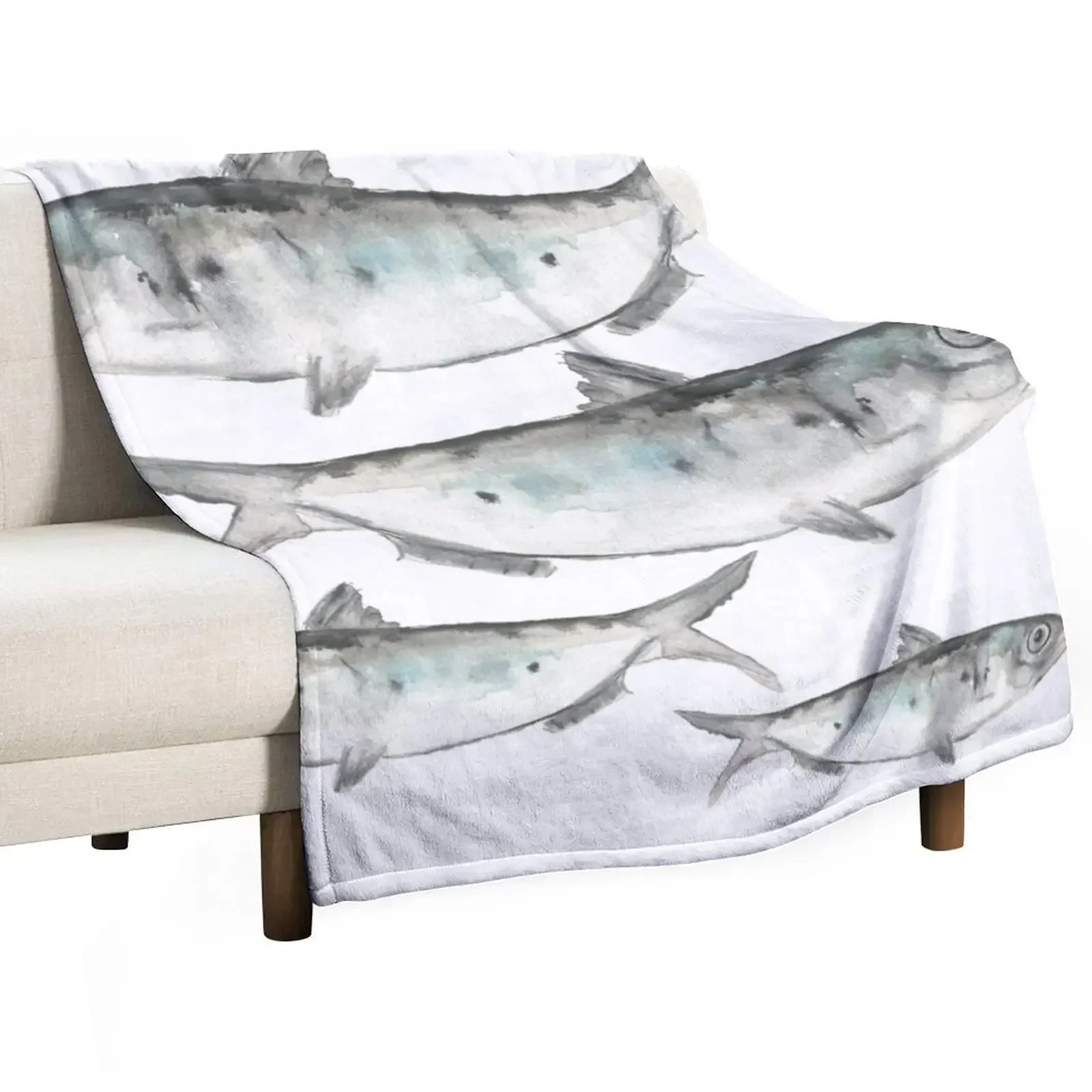 

Sardin Throw Blanket Soft Beds Flannels Summer Blankets