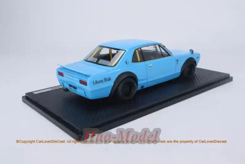 IG 1/18 For LB-WORKS Hakosuka 2Door Resin Model Car Diecast Kids Toys Boys Birthday Gifts Hobby Display Simulation Collection