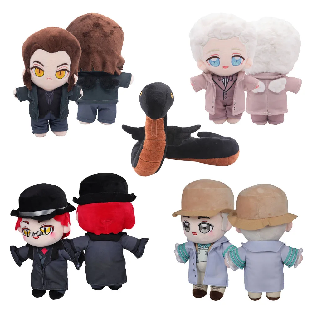 20CM Devil Crowley Angle Aziraphale Plush TV Good Cosplay Omens Stuffed Props Mascot Birthday Gifts Decor Kid Costume Accessory