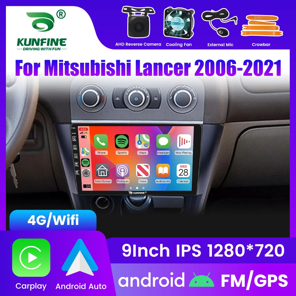 

Автомобильное радио 2Din Android для Mitsubish Lancer Frame 2006-2021, видеоплеер, GPS-навигация, стерео аудио головное устройство, Carplay 4G Wi-Fi