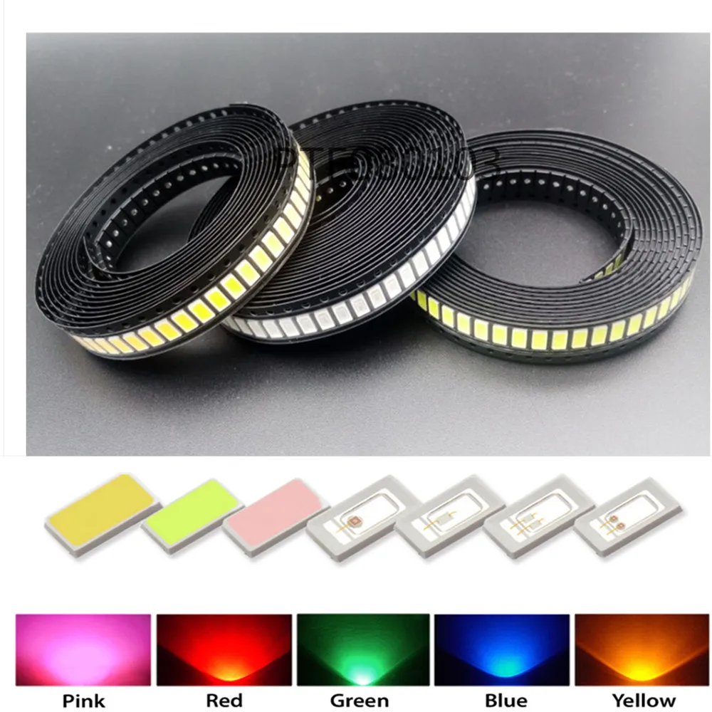 

SMD 5730 / 5630 Chip LEDs Warm White Blue Red Green Yellow Pink Light Diode Beads For LED Strip Spotlight Bulb Diode Lamp Diy