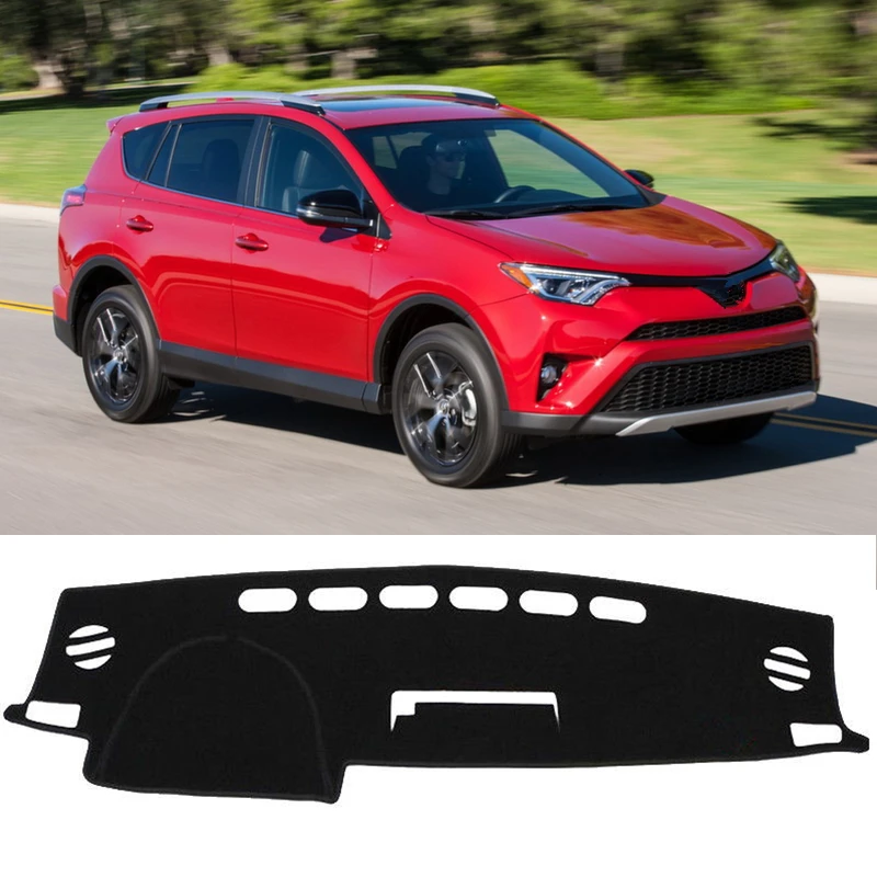 For Toyota RAV4 RAV 4 XA40 2013-2017 2018 LHD RHD Dashboard Cover Mat Pad Anti-UV Dash Sun Shade Protect Carpet Auto Accessories
