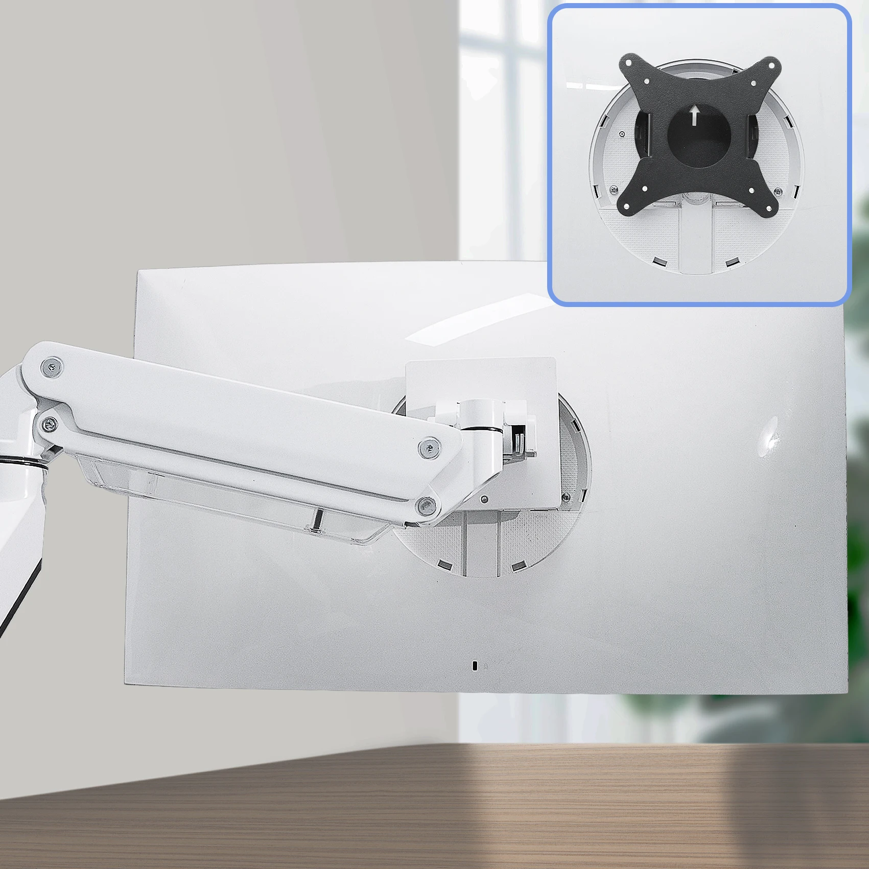 

Monitor C27H711QE C32H711QE C27H711QEU C27H711QEI C27H711QEW C32H711QEU C32H711QEI C32H711QEW Wall Mount VESA Adapter Bracket