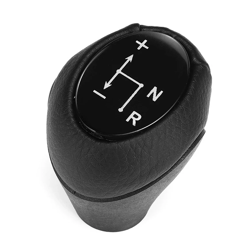 6X Auto Leather Automatic Gear Shift Knob Lever Shifter For Mercedes Benz Smart Fortwo Roadster 450 451 Brabus Fortwo