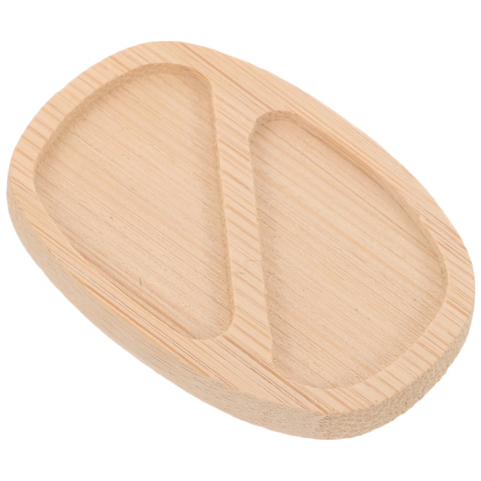 

Wooden Mini Tray for Mini House Decor Creative Vivid Design Realistic Simulation Tableware Prop for Dollhouse Scene Layout