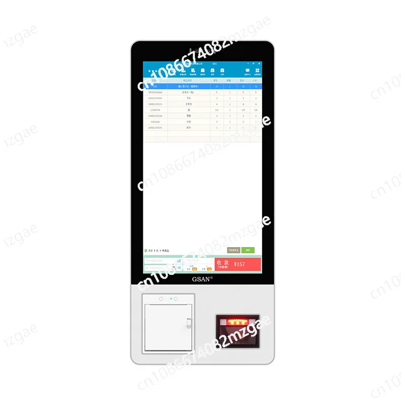 

Кассовый аппарат самообслуживания 21,5 Настольный настенный вертикальный сервисный сенсорный POS-система