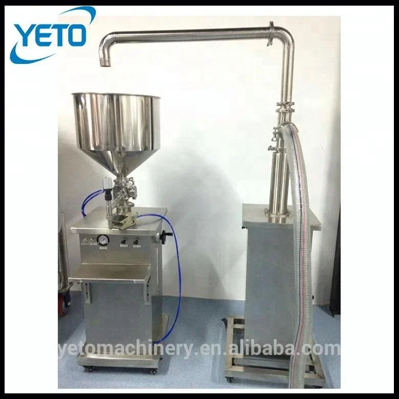 stainless steel pneumatic piston liquid paste feeding machine cosmet cream food transfer pump