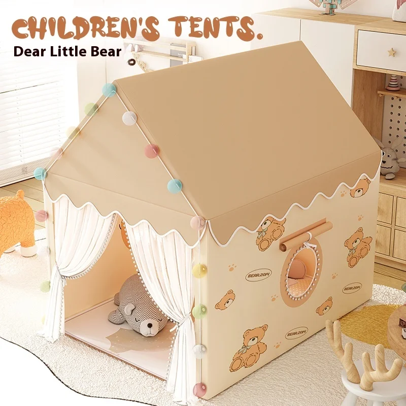 Indoor Children's Tent Playhouse - Secret Base for Boys and Girls, Tunnel Crawling Tube with Sleeping Area