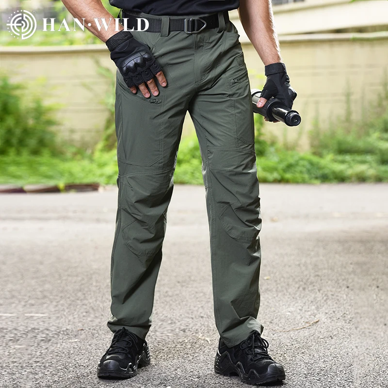 

Casual Pants Military Lightweight Army Long Trousers Waterproof Quick Dry Cargo Camping Tactical Pants Military Men Work Pant