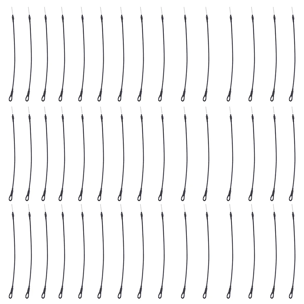 50pcs Security Lanyard Wire Loop Anti-Theft Fastener For Retail Store Luggage Shoes Clothing Magnetic Buckle Locking Tools