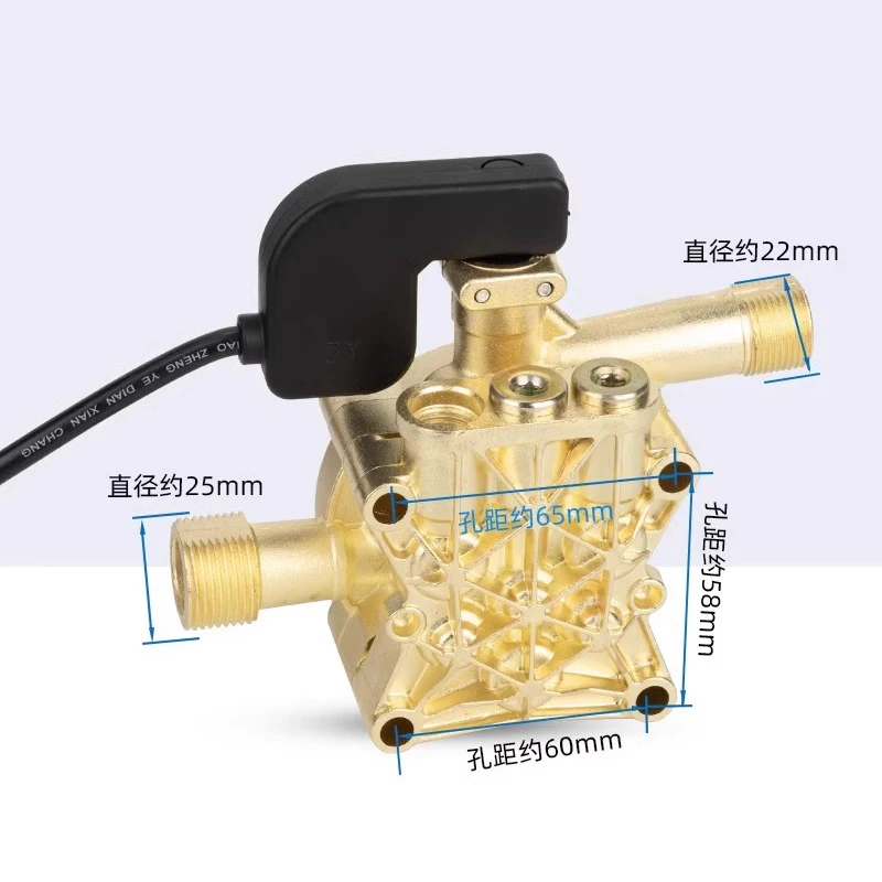copper-plated-pump-head-four-corners-accessories-1508b-d-220v-for-morgana-home-car-wash-pressure-washer-parts