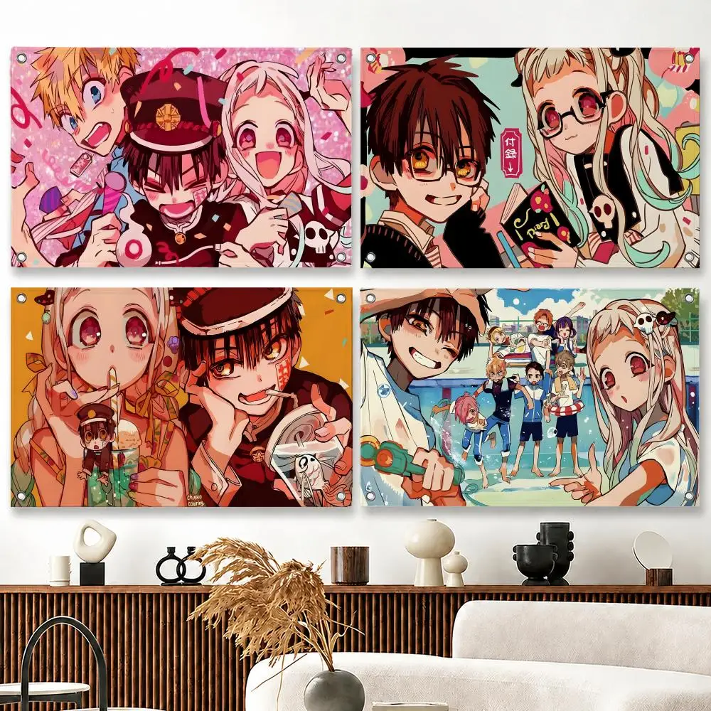 Anime Toilet Bound Hanako-kun-S Flags flag Suitable For Party Club Outdoor Interior Wall Decoration Banner Fans Gift