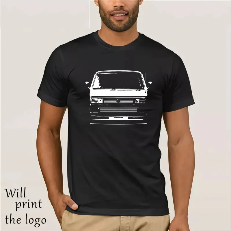 Camiseta informal con estampado para hombre, 100% algodón, camiseta popular T25 Campervan, camiseta unisex para él, camiseta Dad T3 Doka Bus