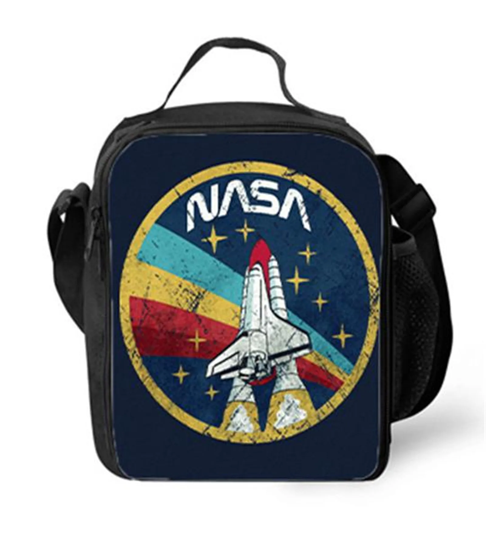 

Boys Girls NASA Insulated Lunch Bag Student Waterproof Reusable Lunch Tote Kit for School,Travel,Outdoor