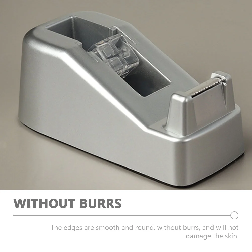 Professional Heavy Duty Tape Dispenser Reusable Golden Holder Compact Plastic Sticker Smooth Edge Portable Lightweight