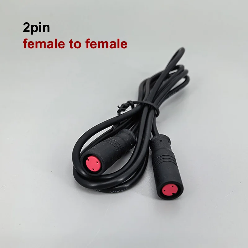 M8 2 3 4 5 6 8 Pin 1M E-bike Snelheidssensor man-vrouw M/F Verlengconnector Kabel Elektrische Fiets Waterdichte Ebike Draad