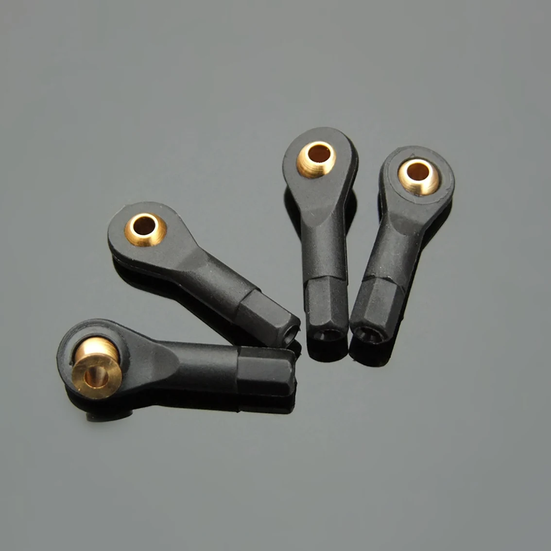 2/4/10/20pcs M2/M2.5/M3 Plastic Universal Ball Head Buckle Rod End Ball Head Holder Push Rod Connector Boat Car Model Parts