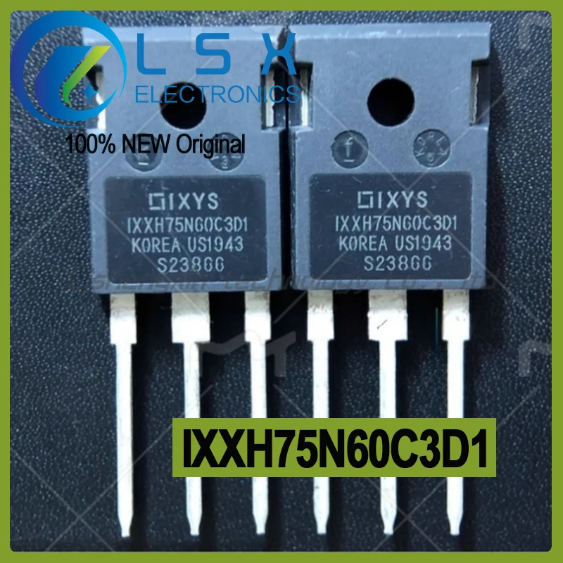 

5pcs IXXH75N60C3D1 75A 600V TO-247 New and Original