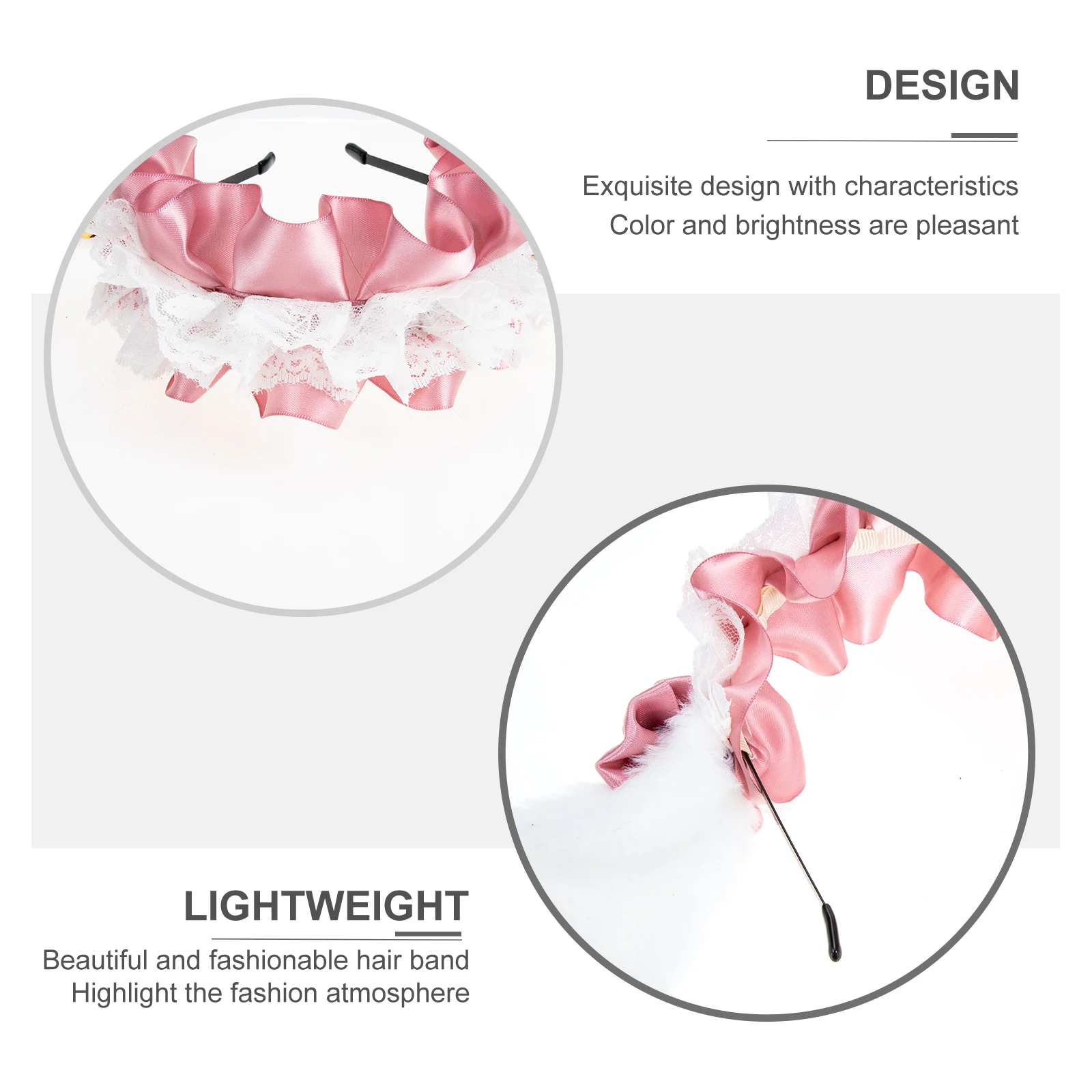 

Furry Ears Bunny Headb Hair Accessories Lightweight Durable Cosplay Girl Outfits Perfect Themed Parties Masquerade Carnival