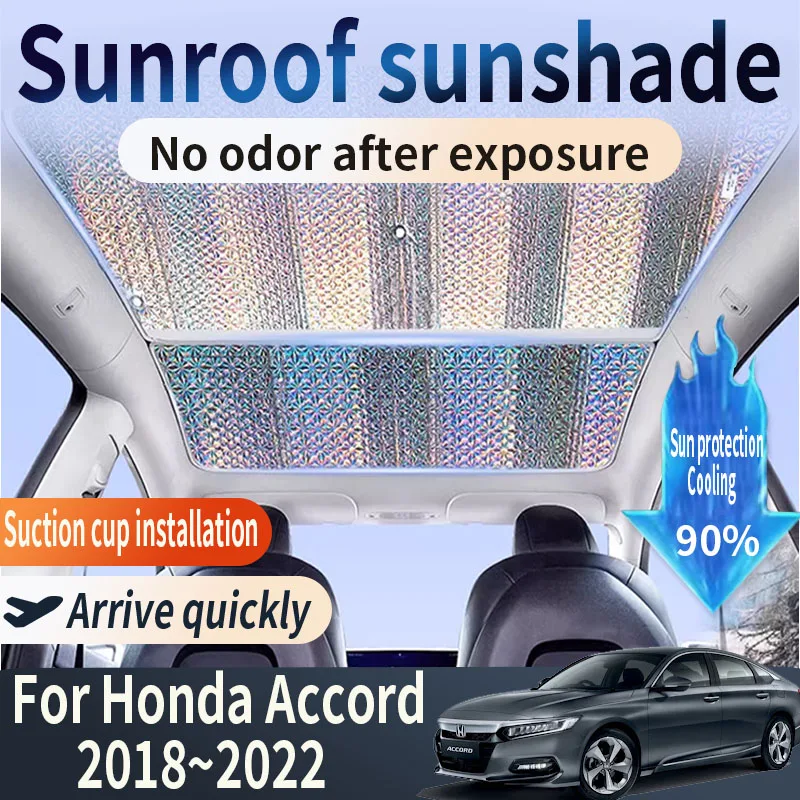 

Auto Part For Honda Accord CV1 CV2 CV3 2018~2022 MK10 Car Sunroof Sunshade 2X Heat Insulation Sun Protection Cooling Accessories