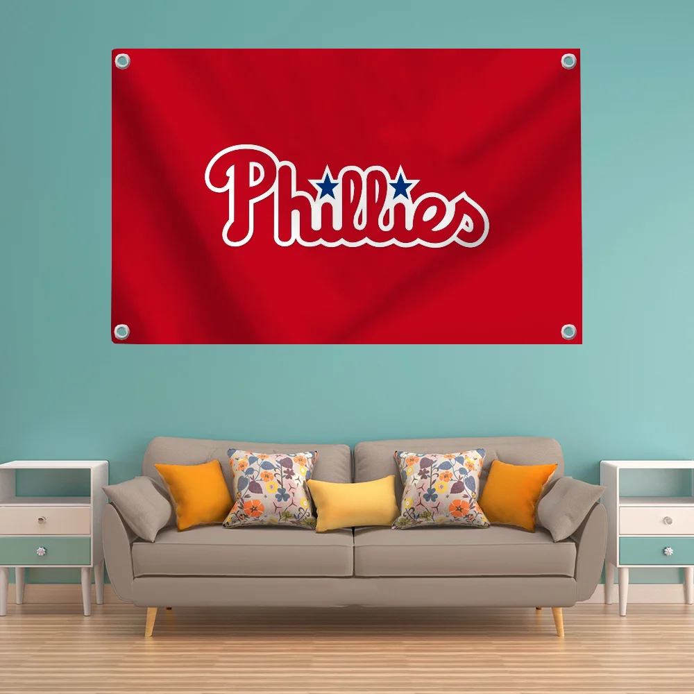 Club Flag Pride Flag Flag to Hang Flags for Rooms Banner Philadelphia P-phillies Funny Flags and Banners Outdoor Decorations