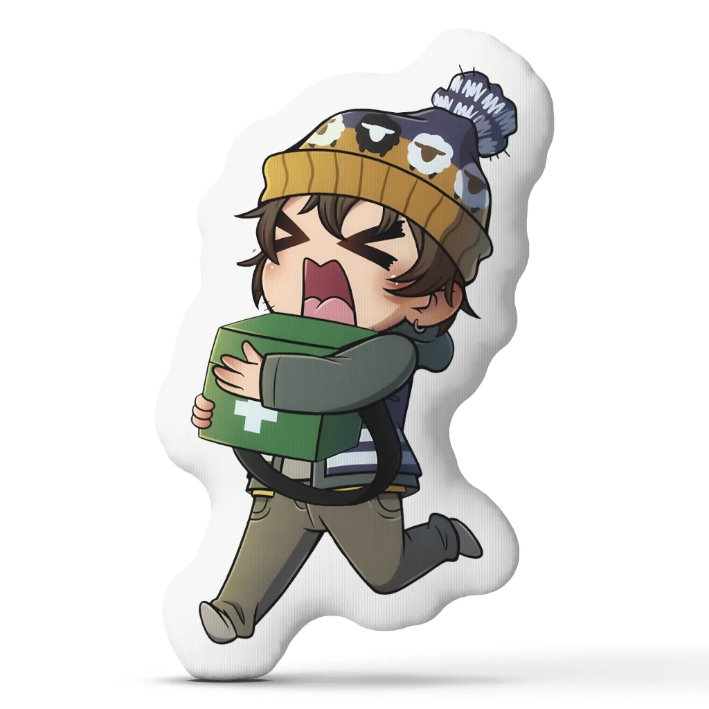 Bryan Chibi Residents Evils Funny Pillow Cushion Irregular Stuffed Throw Pillow Home Decor Gift Sofa Bed