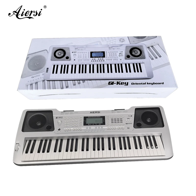 Hot Sales Multi-function Electronic Piano Arabian Style Piano Keyboard Touch Sensitive 61 Keys Professional Electronic Organ