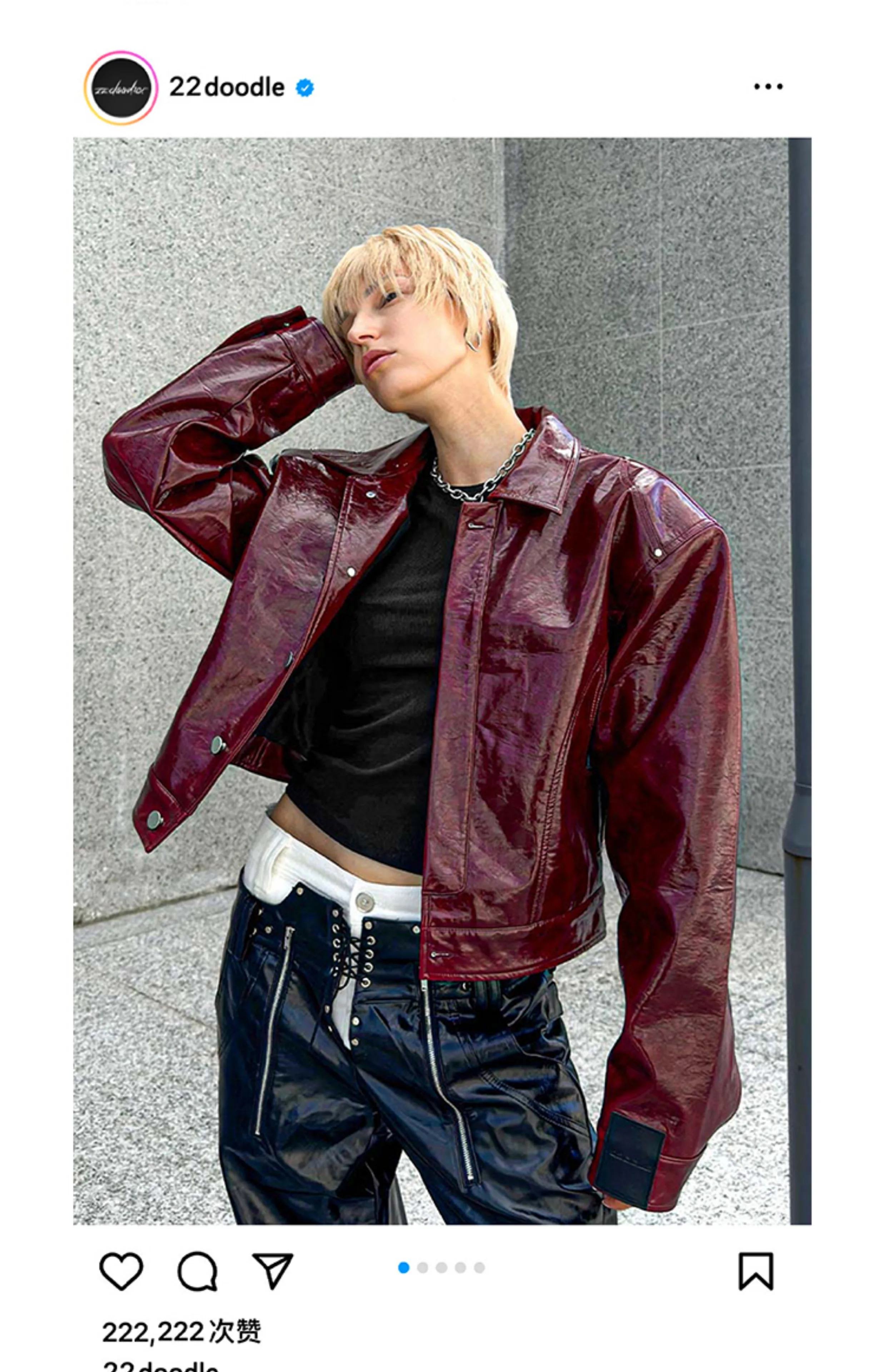 Lautaro Autumn Cool Short Oversized Pu Leather Jacket Women Shoulder Pads Zippper High Quality American Retro Punk Style Clothes