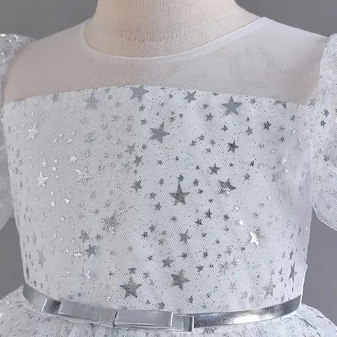 10 best sales vit flickaklänning - №4