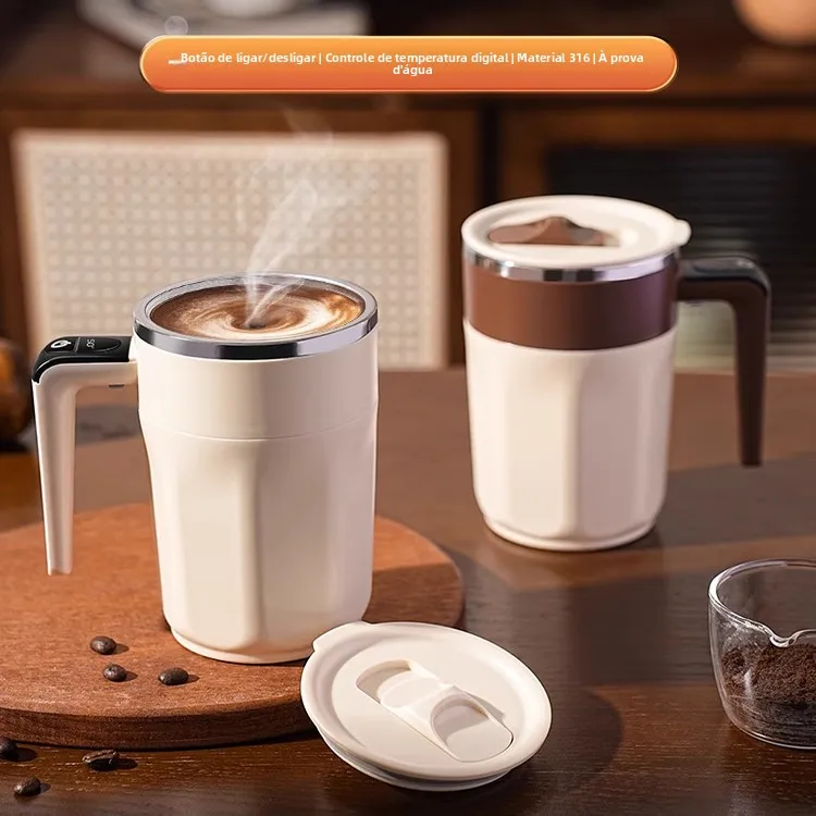 自動電動フィットネスプロテインシェーカーカップ豆乳コーヒー攪拌カップステンレス鋼302飲料水ボトル