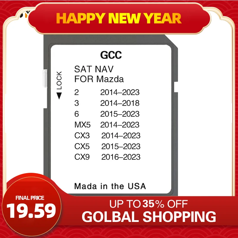 

GCC Gulf Area Middle East maps 2024 SD Card Navigation for Mazda Car Navi Systems GPS Update General