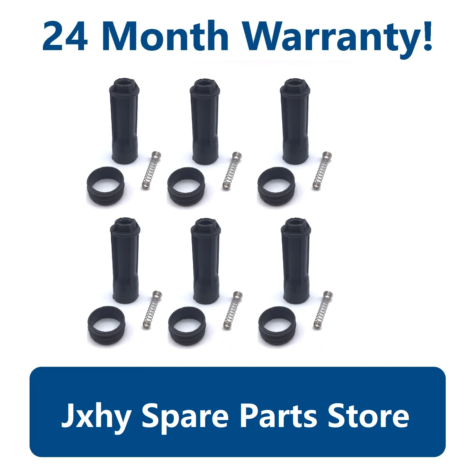4/6/8 Pcs Ignition Coil Rubber Boot Repair Kit for Fiat 500C 1.4L for Fiat Ritmo 198 T-Jet 1.4L 46777288, 55246099, 504142675