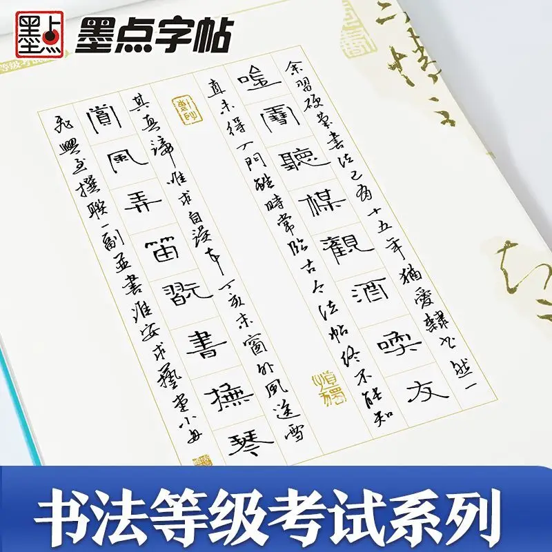 Calligraphy level exam practicing calligraphy, adult regular script, running script, clerical script, fountain pen calligraphy